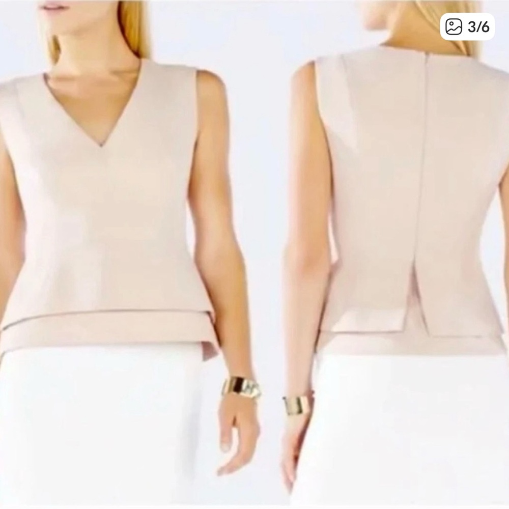 BCBGMaxAzria salmón top